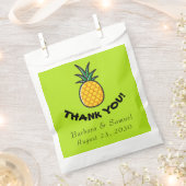 Pineappel - Aangepaste tropische feestzakken Bedankzakje (Geknipt)