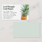 Pineappel Afbeelding-brede serviceruis Visitekaartje (Voorkant / Achterkant)