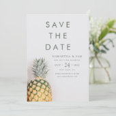 Pineappel bevestigen Datum Kaart (Staand voorkant)