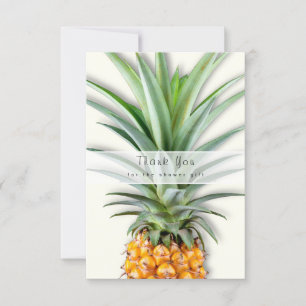 Pineappel bruiloft Shower Dank u Flat Notes Bedankkaart