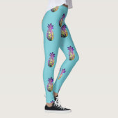 Pineappel Express blauw Leggings (Rechts)