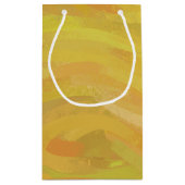 Pineappel Gele Zwervel Klein Cadeauzakje (Achterkant)