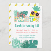 PINEAPPEL, LAAT PARTIJ, POOLPARTIJ, TROPISCH (Voorkant / Achterkant)