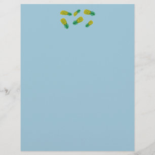 Pineappel Pattern Letterhead