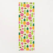 Pineappel Tropical Summer Seamless Pattern Yogamat (Voorkant)