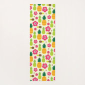 Pineappel Tropical Summer Seamless Pattern Yogamat (Achterkant)