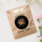 Pineappel tropische Floral Bedankzakje (Gezegeld)