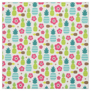 Pineappel Tropische zomer Stof