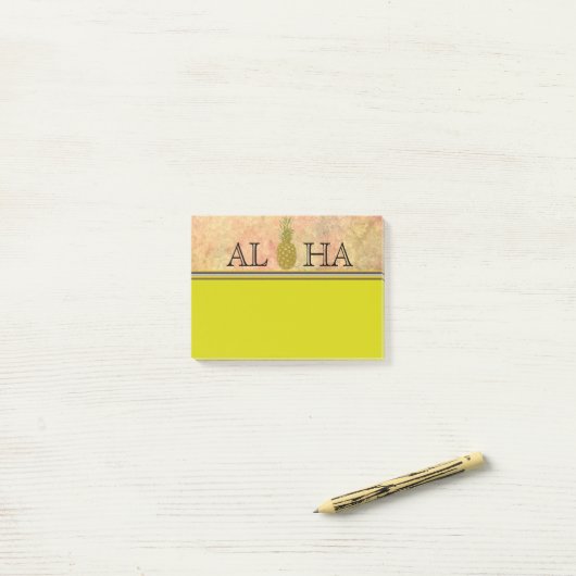 Pineappelblok Post-it® Notes (Op bureau)