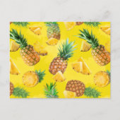 Pineappelpatroon 7 feestdagenkaart (Voorkant)