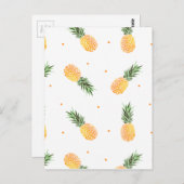 Pineappelpatroon Briefkaart (Voorkant / Achterkant)