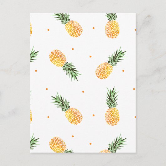 Pineappelpatroon Briefkaart (Voorkant)