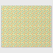 Pineappelpatroon Cadeaupapier (Vlak)