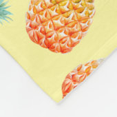 Pineappelpatroon Fleece Deken (Hoek)