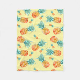 Pineappelpatroon Fleece Deken