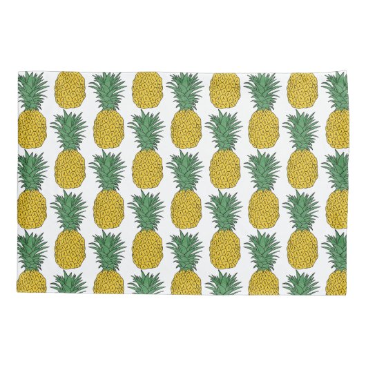 Pineappelpatroon Kussensloop (Achterkant)