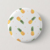 Pineappelpatroon Ronde Button 5,7 Cm (Voorkant)