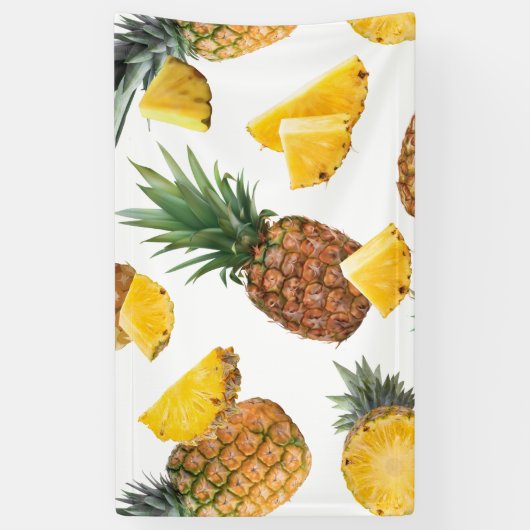 Pineappelpatroon Spandoek (Verticaal)