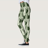 PINEAPPELTROPISCH PATROON LEGGINGS (Links)