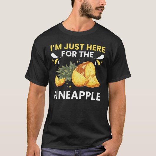 Pineappelvruchtensap Funny Hawaiian Quotes T-shirt (Voorkant)