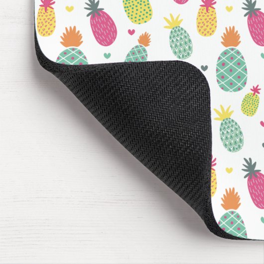 Pineappelzomerfruitpatroon Muismat (Hoek)