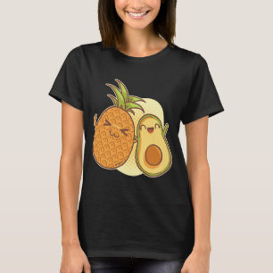 Pineapple Avocado Vegetables brengt tropische Vega T-shirt