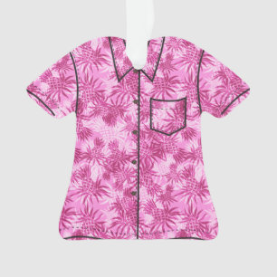 Pineapple Camo Hawaiian Tropisch Aloha Shirt Ornament
