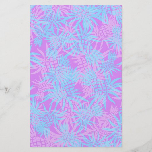 Pineapple Camo Hawaiian Tropisch Briefpapier (Voorkant)