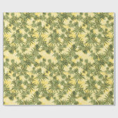 Pineapple Camo Hawaiian Tropisch Cadeaupapier (Vlak)