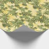 Pineapple Camo Hawaiian Tropisch Cadeaupapier (Hoek)