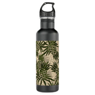 Pineapple Camo Hawaiian Waterfles