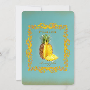 PINEAPPLE ~ Carte d'invitation