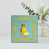 PINEAPPLE ~ Carte d'invitation (Debout devant)