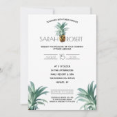 Pineapple Delight Wedding Kaart (Voorkant)