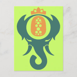 Pineapple Elephant Briefkaart