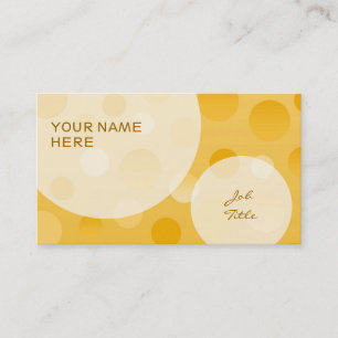 Pineapple Fizz-sjabloonbubbles voor visitekaartjes