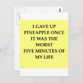 PINEAPPLE.jpg Briefkaart (Voorkant / Achterkant)