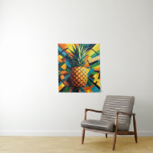Pineapple Kaleidoscope - Pineapple Empire Design Wandkleed (In situ)