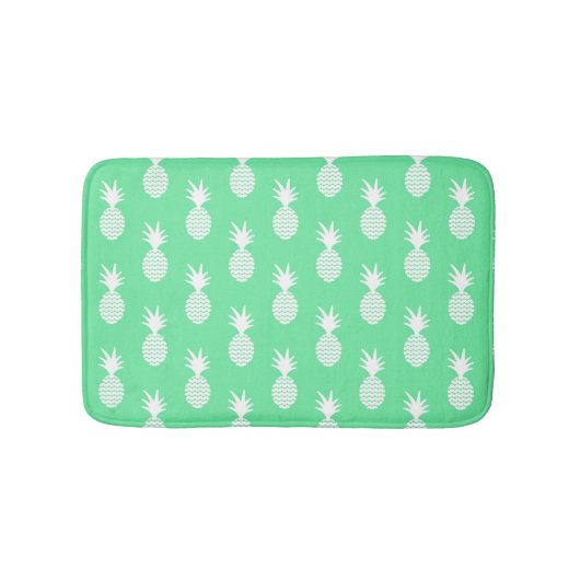 Pineapple Mint Pattern Badmat (Voorkant)