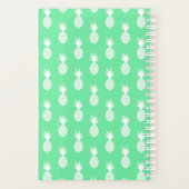 Pineapple Mint Pattern | Monogram Planner (Achterkant)