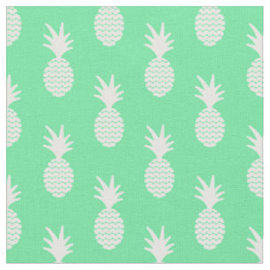 Pineapple Mint Pattern Stof