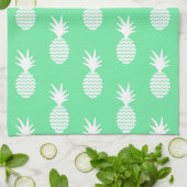 Pineapple Mint Pattern Theedoek (Gevouwen)