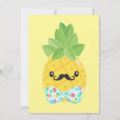 Pineapple Mr. Onederful eerste verjaardag Kaart (Achterkant)