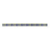 Pineapple Navy Blue White Preppy Madras Pset Lint (Voorkant)