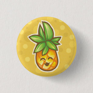 Pineapple^o^ Ronde Button 3,2 Cm