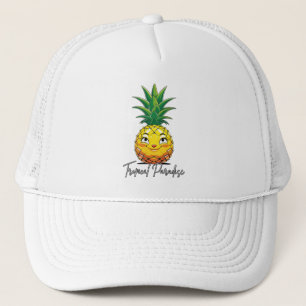 Pineapple Paradise Tropical Graphic Trucker Pet