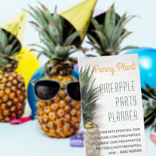 Pineapple Party Planner Professional Visitekaartje