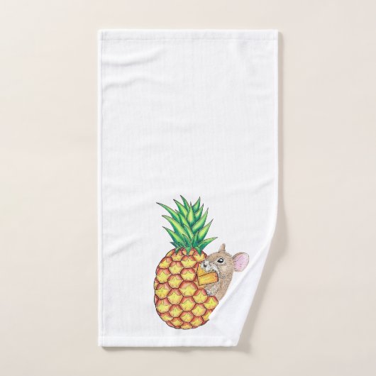 Pineapple Pika neemt een Chomp Bad Handdoek (Handdoek)