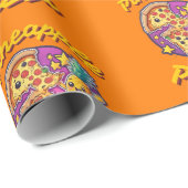 Pineapple Pizza Cadeaupapier (Rol Hoek)