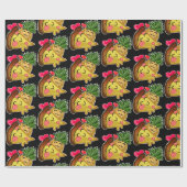 Pineapple Pizza Love Cadeaupapier (Vlak)